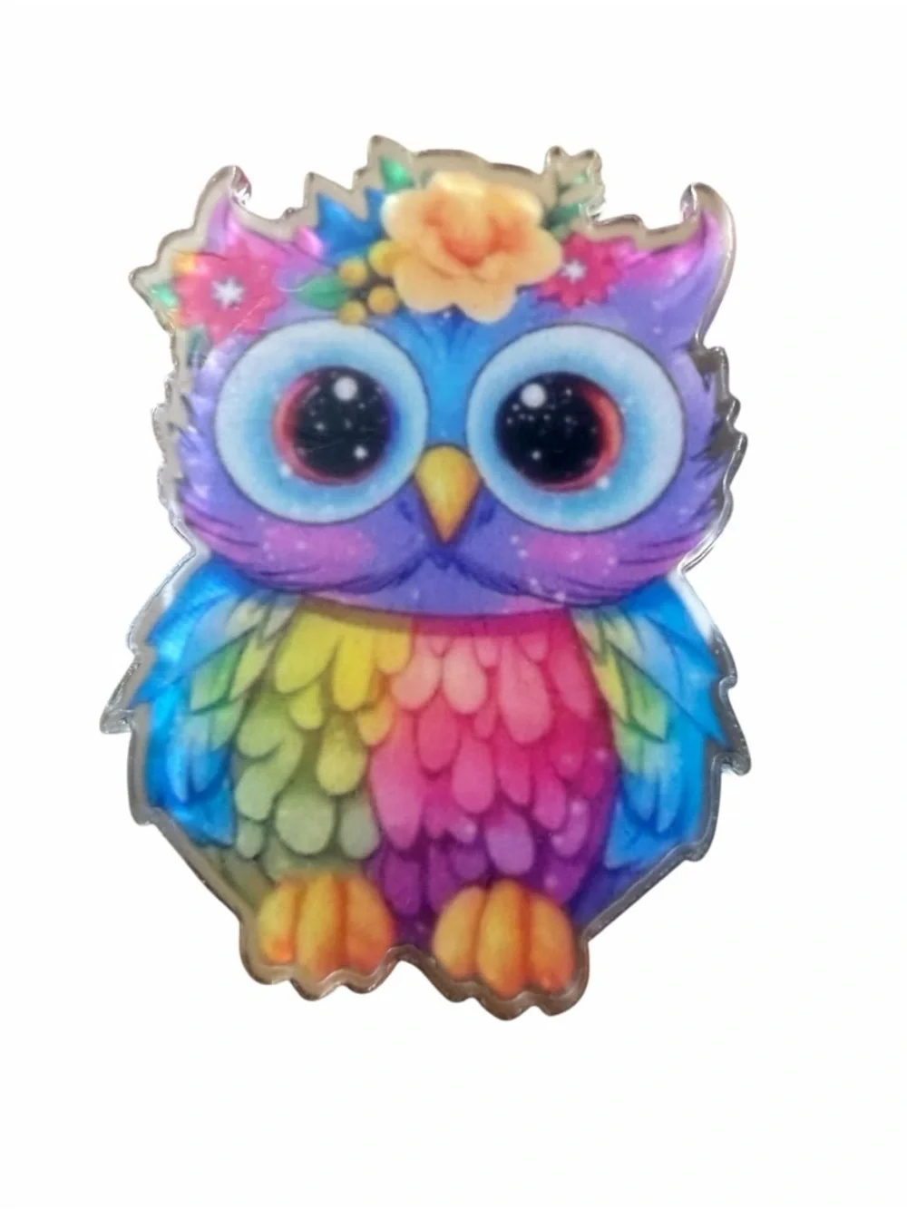 Colorful Owl Phone Stand